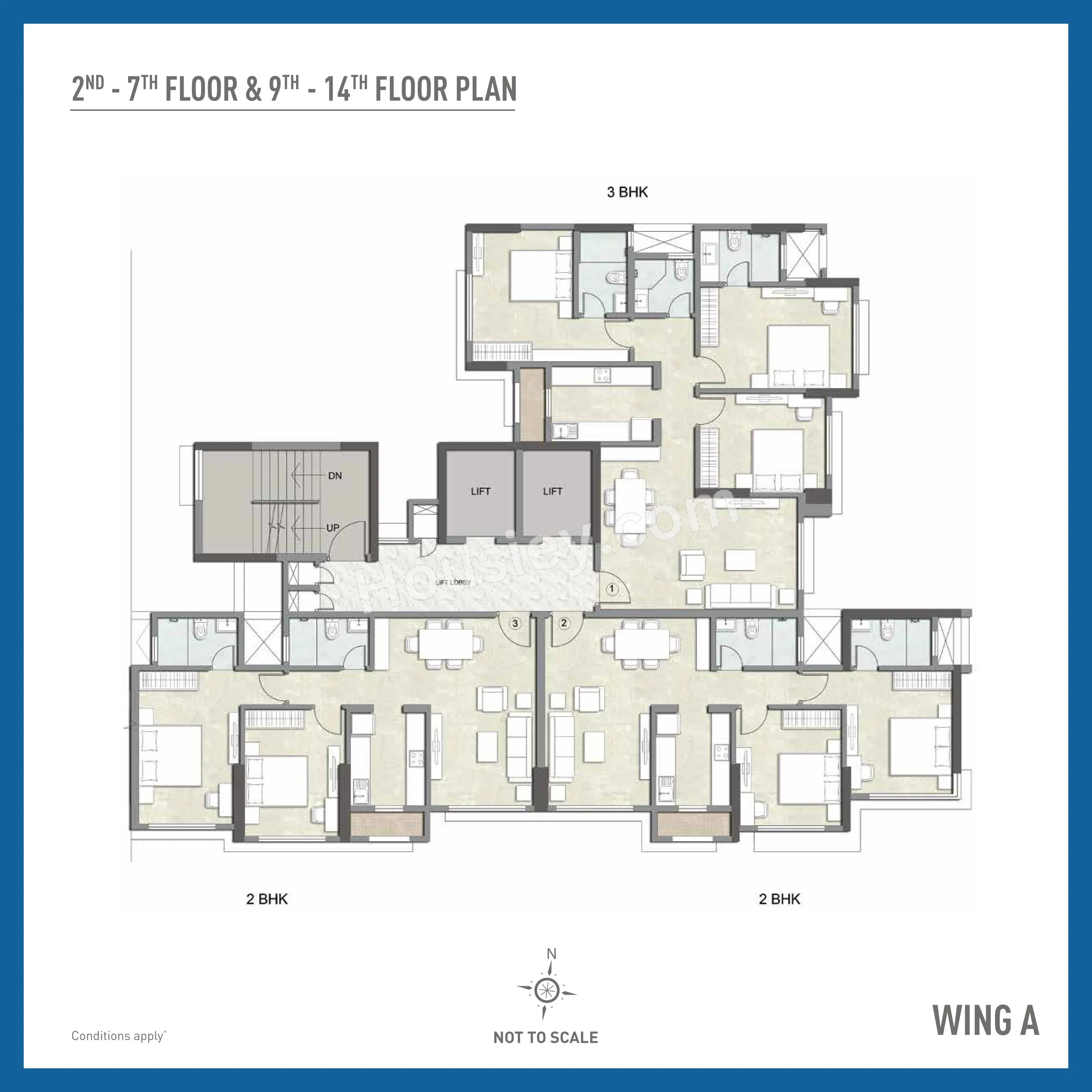 Kalpataru Bliss Floor plan 2